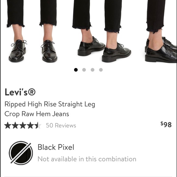 Black Levi Jeans, Size 27 - Picture 2 of 7